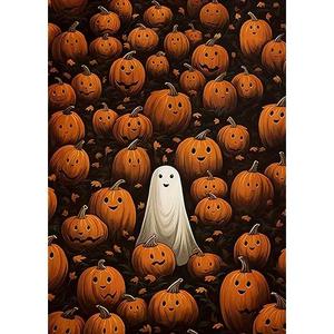 Halloween themed canvas with paint pb-91, 30x40