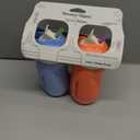 Tommee Tippee Insulated Sporty Spill-Proof Straw Cup, 12 Months+, 9oz, Toddler Training Sippy Cup, Sporty Carry Handle, Bite Resistant Spout, Flip Lid Keeps Straw Clean, Pack of 2, Blue and Red