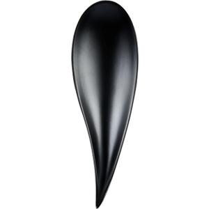 4.3" Voga Melamine Japonais Modern Tasting Spoon, Small, Black - 10ct Box - Restaurantware