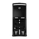 Tork Twin Bath Tissue Roll Dispenser Black T26, High Capacity, Elevation Range, 6.5" x 6.3" x 14.2", 555628