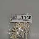 10Pcs Christmas Tree Decorations Red White Letters Hanging Ornament with Wood Candy Decoration Design Sign Joy Word Love Merry Christmas Craft Wooden Ornaments for Xmas Winter Holiday Party Home Decor