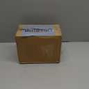 MAQUITA 4 Pack 6.7 x 3.7 x 2 inch Plastic Snack Container with Lids, 2 Compartment Food Container, Travel Lunch Containers with forks for Fruits/Candies, Divided Food Storage Container