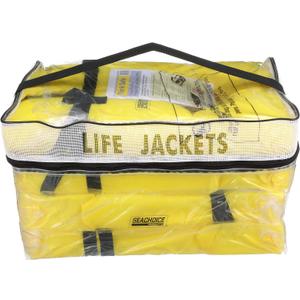 Seachoice Life Vest, Type II, Adult Yellow - Pack of 4