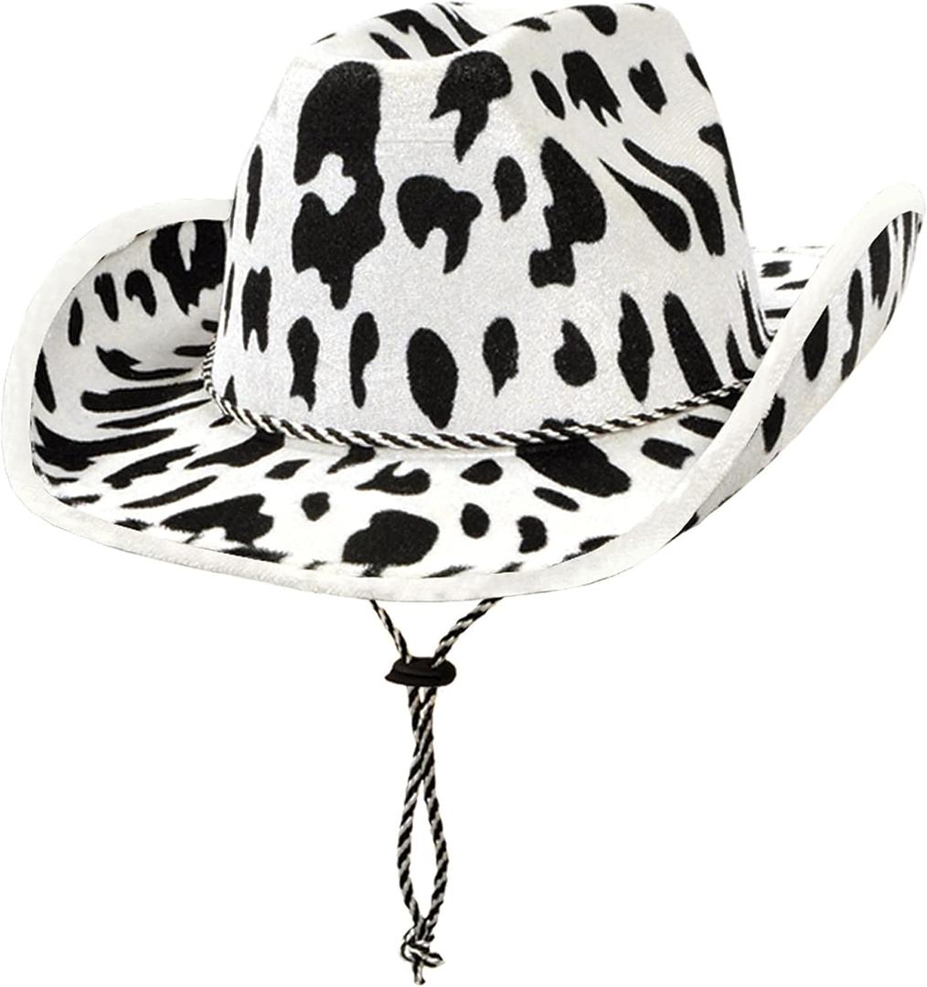 Beistle Cow Print Cowboy Hat One Size Fits Most Animal Print Hats
