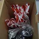 Candy Cane Christmas Lights, 12 Pack Waterproof Christmas Solar Candy Cane Lights with 8 Modes and Timer, 1200mah Solar Candy Canes Light Outdoor Decorations for Pathway, Yard, Patio, Garden (Red and white (Warm led))