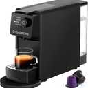 CASABREWS Espresso Machine for Nespresso Original Pods, 20 Bar Mini Espresso Coffee Machine with 4 Brewing Modes and 21 oz Removable Water Tank, Compact Capsule Coffee Maker for Home or Office, Black