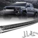 CO LIGHT Led Light Bar Curved 38 Inch Single Row Lightbar Automotive Spot Flood Combo Beam 12v Driving Fog Lamp Roof Bumper Off Road Compatible ATV Utv Boat