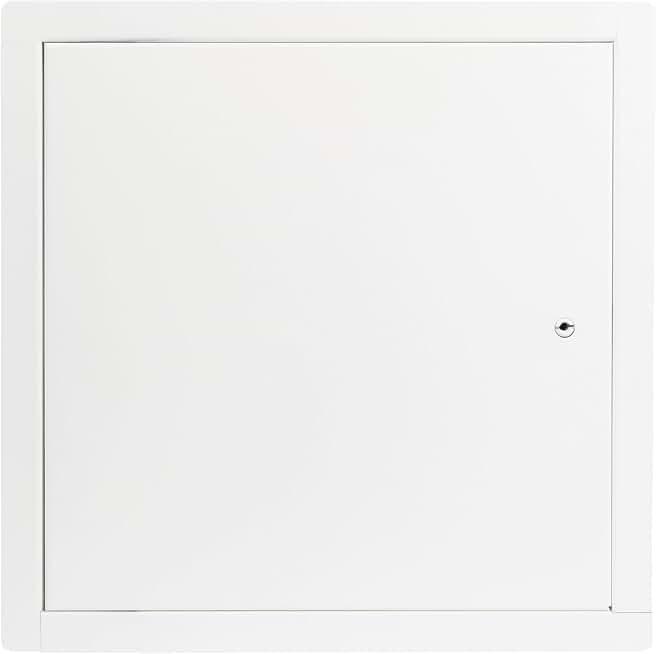 Nova 8000 Fire-Rated Access Door, 2-Hr Wall/1-Hr Ceiling, Flush Steel Panel, Insulated, UV & Salt Spray Rated, Interior Latch, Commercial Grade, Made in USA