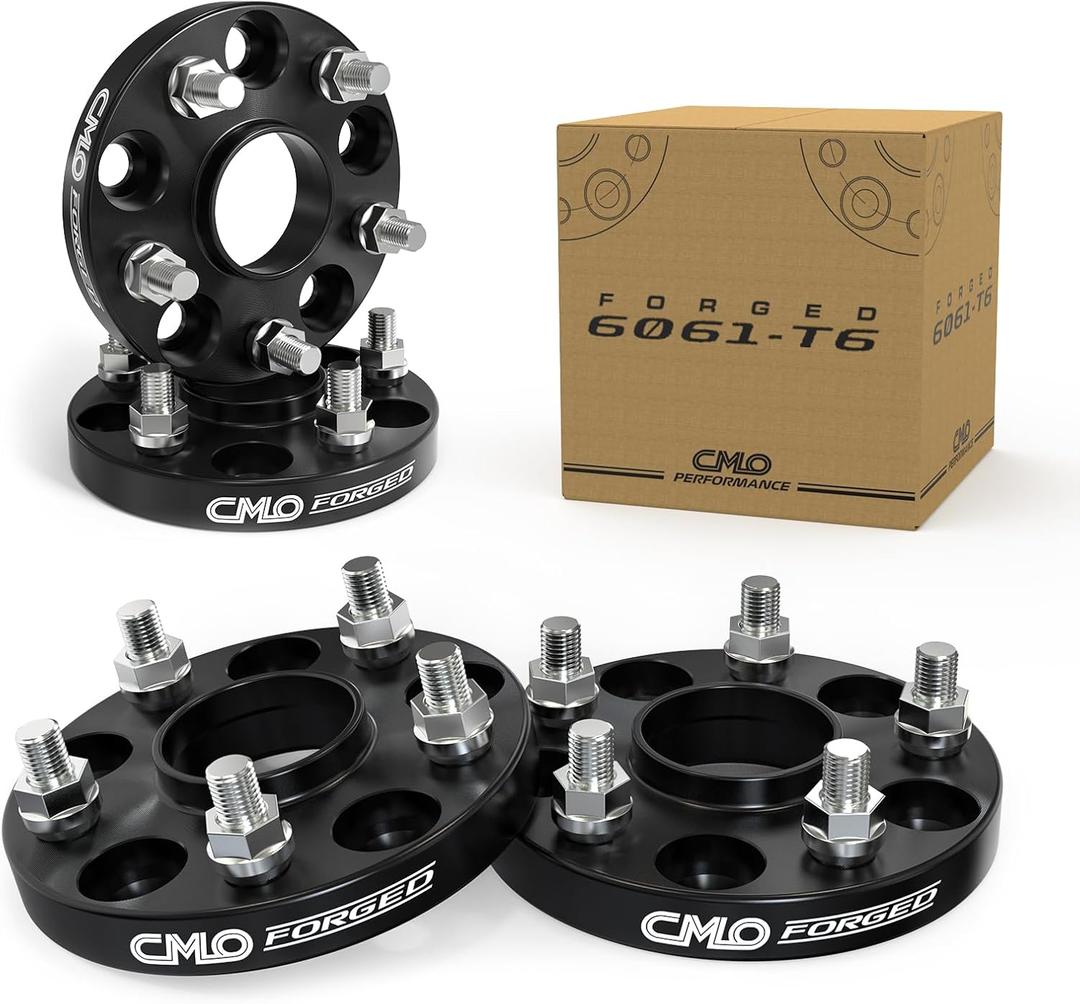 20mm Hubcentric Black Wheel Spacers 5x114.3 Compatible For Subaru WRX STI 2013-2022, Outback and Legacy 2015-2022, WRX 2015-2022, Forester 2018-2022, Ascent 2019-2022 (4pc 56.1mm M12x1.25) Spacer