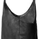 Koma1C Leather Unlined Hobo Bag for Women