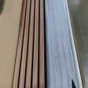 Art3d 4-Piece Wood Slat Acoustic Panels for Stylish Decor and Noise Reduction, 3D Textured Panel for Ceiling and Wall, Walnut (4Pcs - 94.5 * 7.9 inch)