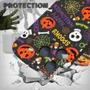 2 x Case for iPhone 15 Pro Halloween Ghost Pumpkin Design,Black Matte Soft Slim Fit TPU Anti-Scratch Shockproof Protective Cover Phone Case for iPhone 15 Pro (pumpkin spider web)