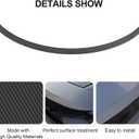 Spoiler for 2025 2026 Tesla Model Y Juniper Look Trunk Wing Rear Trunk Lip Spoiler Sporty Appearance for Tesla Model Y Accessories OEM Trunk Spoiler (Matte Carbon Fiber) Not fit 2026 Standard