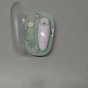 Momcozy Baby Nail File Electric, Gentle Baby Nail Trimmer Electric, Baby Nail Clipper with Night Light, 7 Grinding Head Replacement Pads, Green