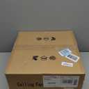 Fandelier Ceiling Fans with Lights and Remote Control Crystal Chandelier Ceiling Fan for Bedroom Living Room, LED Dimmable, 6 Speeds, Reversible DC Motor,Gold