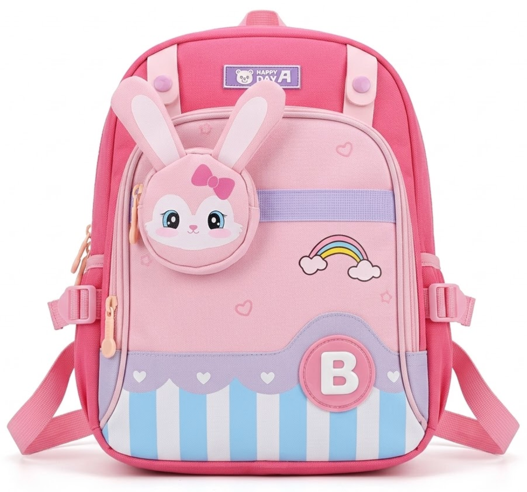 Bunny Backpack for Girls Kawaii Kids Backpack Girls Backpack Pink