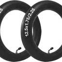 12.5 x 2.25 Inner Tube, 12 1/2 x 2 1/4 Replacement Inner Tube, Compatible with 12.5X1.75 12.5 X 1.95 12.5 X 2.125 Inner Tubes, for Bicycle and Razor Pocket Mod Bella Electric Scooters (2 Pack)