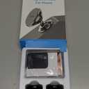 Coolpow2 Packs Magnetic Phone Holder for carStrong Magnetphone holders for your car phone holder Mount for Car4 Metal PlateUniversal Dash cell phone car mount for iphone Samsung car accessories (Black)