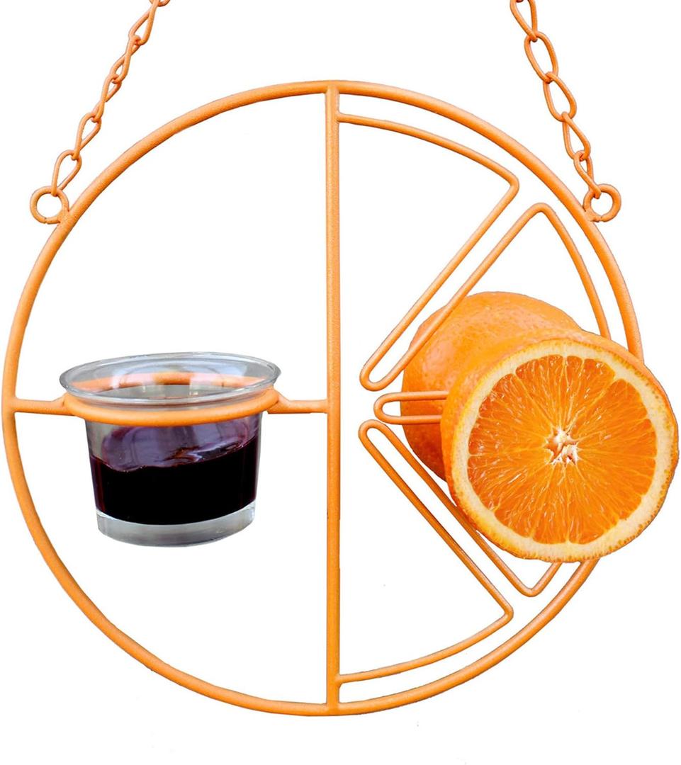 Heath Outdoor Products CF-133 Clementine Oriole Feeder , orange