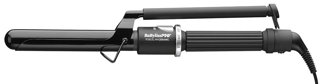 BaBylissPRO Curling Iron Porcelain Ceramic Marcel Hair Curler for Smooth & Stylish Waves (1 inch)
