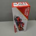 SpringFlower Extra Large Fire Truck Toys for Boys Girls with Racing Car and Helicopter, Lights, Sounds, Semi Truck Vehicle Toy for Toddlers 3 4 5 6 7, Christmas Birthday Gift