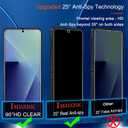 IMBZBK [Auto Installation] 2 Pack Privacy Screen Protector for Samsung Galaxy Z Flip 7, 2 Inside Anti-Spy Film + 2 Front Tempered Glass + 2 Camera Lens Protector Accessories
