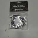 Flat Low Profile Guitar Patch Cable 12 inch 1 foot for Effects Pedals, 1/4 inch Right-Angle, White, 3-Pack New Version