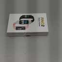 FITVII FINO 2 Slim Fitness Tracker, Smart Watch with Blood Oxygen, Sleep Monitor, 24/7 Heart Rate & Blood Pressure, IP68 Waterproof Health Activity Trackers with Calories Step Counter for Women Men (Black)