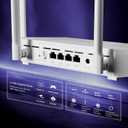 U-SPEED AX1500 WiFi 6 Router Dual Band Wireless Internet Router, Wireless Speed Up to 1.5 Gbps, Full Gigabit Ports, Beamforming, OFDMA, MU-MIMO, Parental Controls, WPA3, EasyMesh