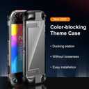 [Improved Easy-Dock Version] Clear Dockable Protective Case Compatible with Nintendo Switch 2 2025, Transparent Hard Shell, Slim Cover Protector for Joycon & Grip, Split Design, Anti-Scratch