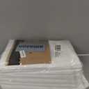 Fokitut 6 Pack Rectangle Tablecloth, 60x102 Inch, Stain Resistant and Wrinkle Polyester Table Cloth, Fabric Table Cover for Kitchen Dining, Wedding, Party, Holiday Dinner-White