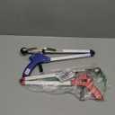 Grabber Reacher Tool 32 Inch Extra Long Steel Foldable Easy Pick Up Stick Strong Grip Trash Grabber Tool Anti-Slip Jaw Trash Claw- Pack of 2