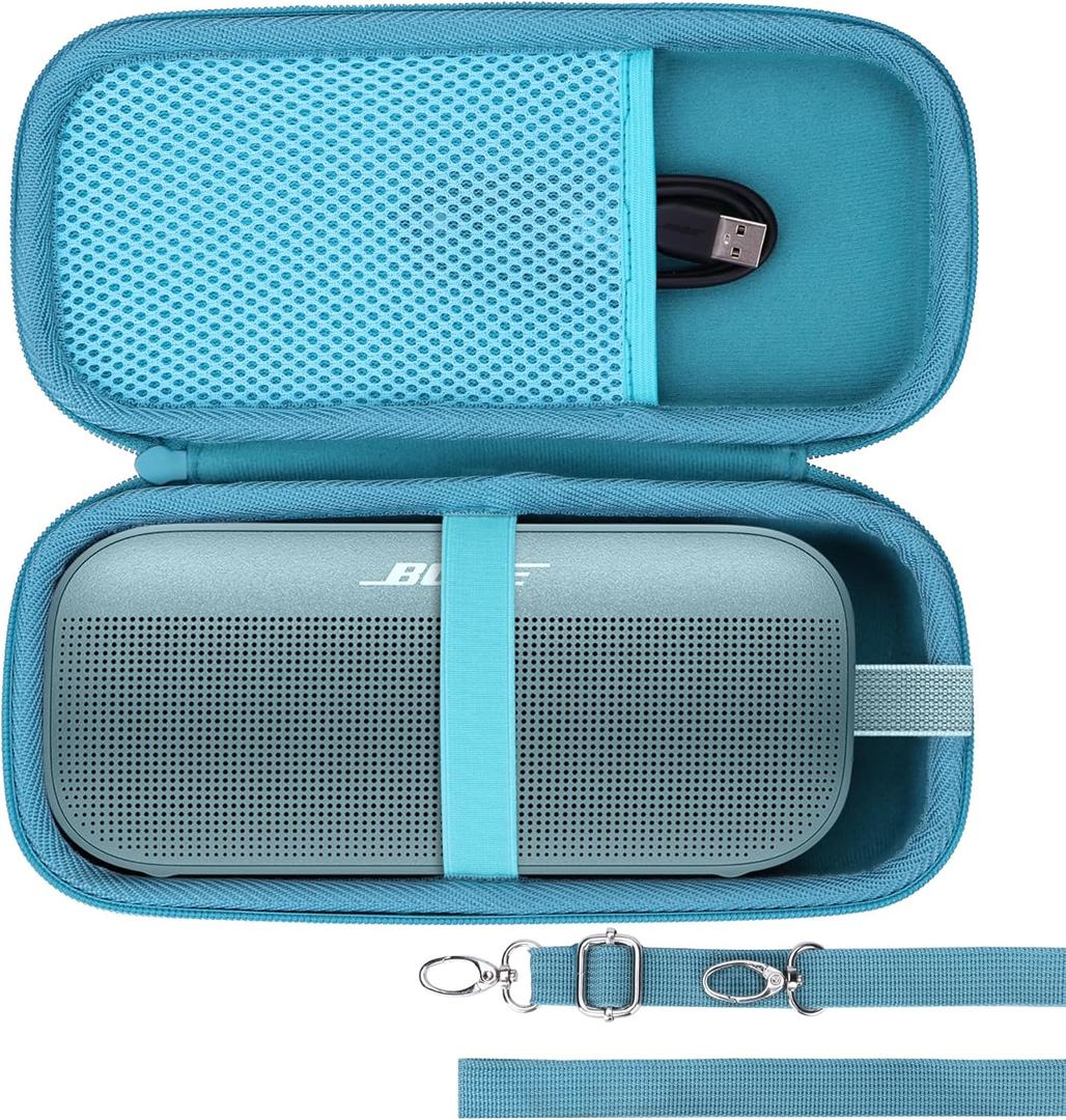 Hard Case Compatible with Bose SoundLink Flex 2nd Gen/Bose SoundLink Flex Portable Speaker, Stone Blue Case