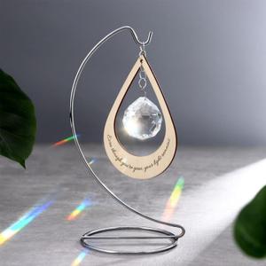 Sympathy Gifts for Loss of Loved One with Stand,Crystal Ornament Rainbow Maker, Memorial Bereavement Ideas,Funeral Memorial,in Memory of Loved Ones(Monotype Fonts)