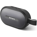 SOWO Wireless Portable Small Speaker, Ultra Magnetic Bluetooth Speaker for Golf Cart, Coverless IP67 Waterproof, 24 H Playtime, Pro Sound, Clip On Design for Outdoor, Indoor - Black