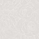 VEELIKE 17.7''x354'' Neutral Grey Line Drawing Floral Wallpaper Mural Boho Peony Peel and Stick Wallpaper for Bedroom Bathroom Removable Self Adhesive Vintage Wallpaper Floral Contact Paper for Walls