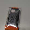 Bocasal Crossbody Wallet Case for iPhone 13, RFID Blocking PU Leather Zipper Handbag Purse Flip Cover, Kickstand Folio Case with Card Slots Holder Wrist Strap Lanyard 5G 6.1 Inch (Black)