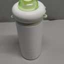 Portable Bottle Warmer for Travel  Fastest Heating & Charging & Long Battery Life, Fits Global 100-240V, Sterilization & Water Quality Test Mode, 17Oz Baby Milk Warmer for Breastmilk, Formula, Water (Green)