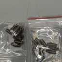 Uxcell Leather Cord End Clasp, 20 Pcs 4mm Hole Leather Clasps, Cord End Caps Closures for Jewelry Making DIY Crafts, Bronze