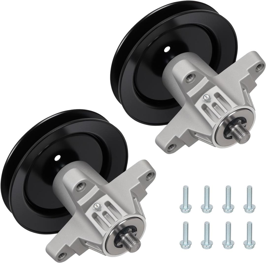 918-04456 918-04461 Spindle Assembly Fit for Cub Cadet/MTD/Troy Bilt/Toro 42 Inch Mower Deck LT1042 LX420 LX425, Replaces 618-04456 618-04461 112-0460 (2 Pack)