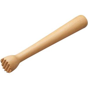 Wooden Muddler for Cocktails 10 Inch, Home and Bar Muddler for Mojitos, Fruit Drinks, Sturdy Wood, Professional Bar Tool (1pack)