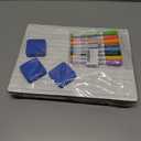 Small White Board, Dry Erase LapBoards 9''x 12'' Mini White Board Double Sided Portable LapBoards for Students Teachers School Supplies (12 Boards with Line)