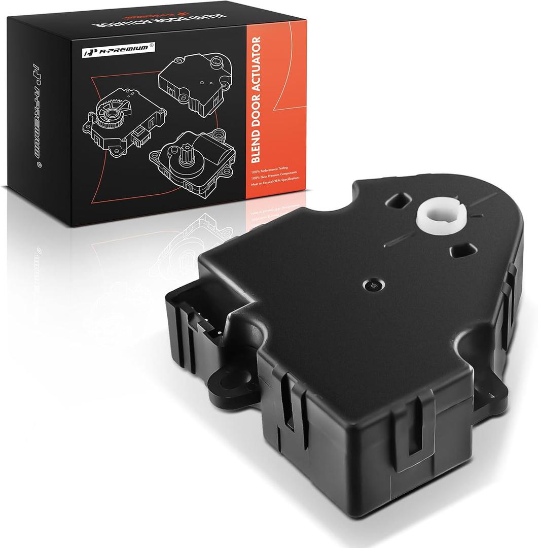 A-Premium HVAC A/C Heater Air Temperature Blend Door Actuator Replacement for Ford Fusion 2010-2012 & Lincoln MKZ 2010-2012 & Mercury Milan 2010-2011, 5 Pins