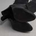 DREAM PAIRS Women's Over The Knee Stretch Thigh High Boots Chunky High Heels Pointed Toe Long Fall Boots, 9