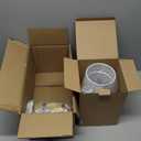 Battery Operated Wall Sconce Light with Remote Control, Dimmable Wall Sconce Set of 2 with White Fabric Shade, Wireless Battery Operated Wall Lamp for Bedroom Living Room, Bulb Included (Black)