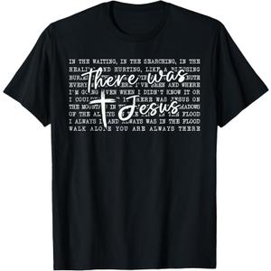 There was Jesus Christian Bible Verse Religious Faith Retro T-Shirt 2XL