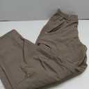 Toomett Men's hiking Snow Pants Skiing Winter Insulated Fleece lined Outdoor Water Repellent camping,walking,fishing (32, Earth Tone)