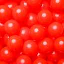 Realhaha Larger Plastic Balls for Ball Pit, Play Pin Balls for Toddlers Kid Ball Pits & Accessories for Bounce House, 2.76 inches, 50 100 pcs (Red)