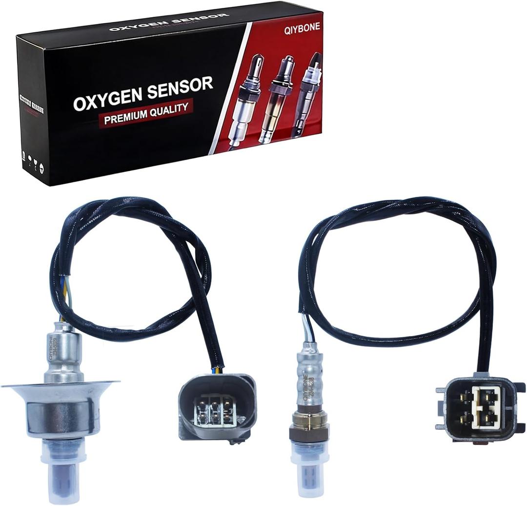 2PCS Oxygen O2 Sensor Upstream Downstream 234-5029 234-4238 for 2009 2010 2011 2012 2013 2014 2015 2016 Hyundai Tucson Sonata Santa Fe,KIA Forte Koup Forte5 Optima Rondo Sorento Sportage 2.0L 2.4L L4