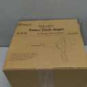 Drain Auger, Clog Remover with Drill Adapter, 25 Feet Flexible Plumbing Snake Use Manually or Powered for Kitchen, Bathroom and Shower Sink, Comes with Gloves (Orange)